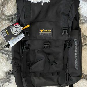 Under Armour UA x Project Rock Freedom Regiment Backpack OSFA Black